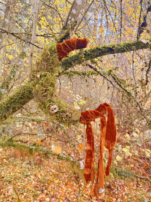 “Whisperwood” Witch Bells Wreath