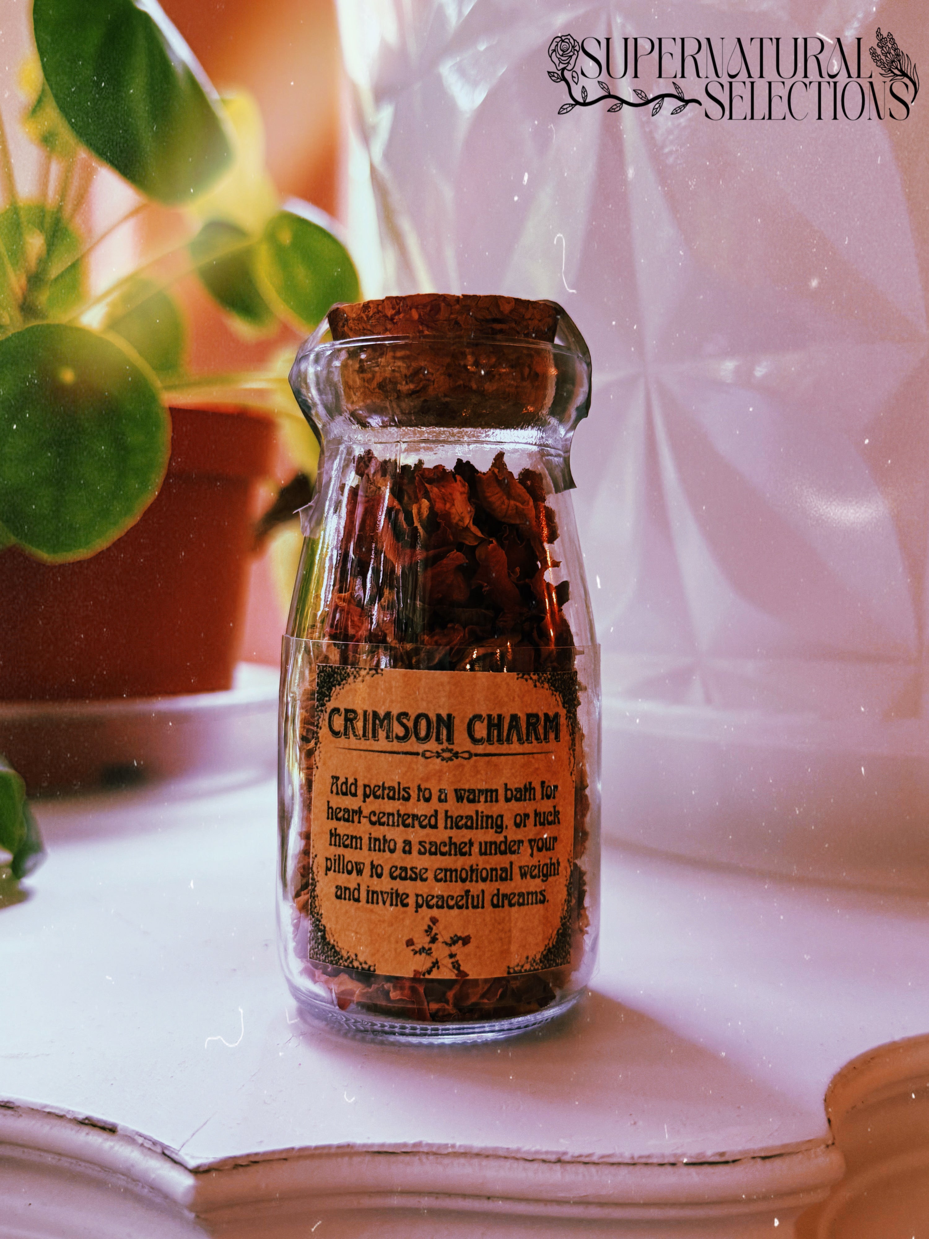 “Crimson Charm” Intention Spell Herbal Blend