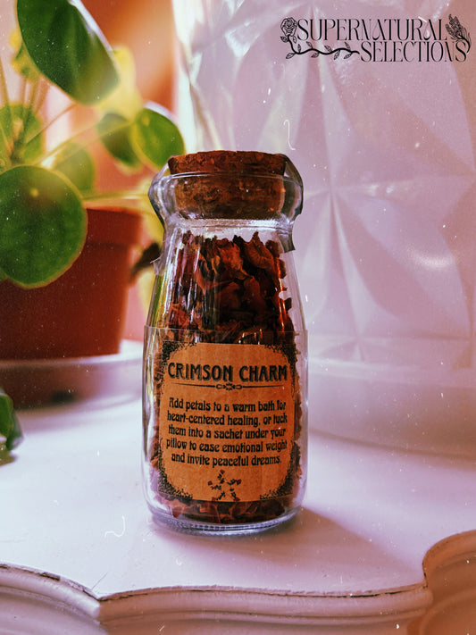 “Crimson Charm” Intention Spell Herbal Blend