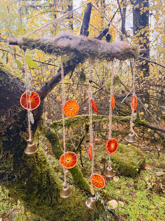 “Solstice Hare” Witch Bells