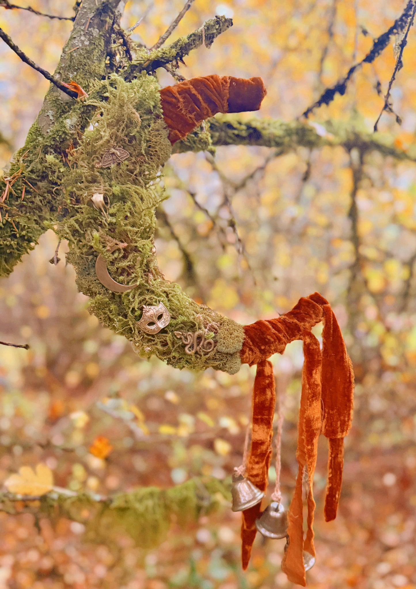 “Whisperwood” Witch Bells Wreath