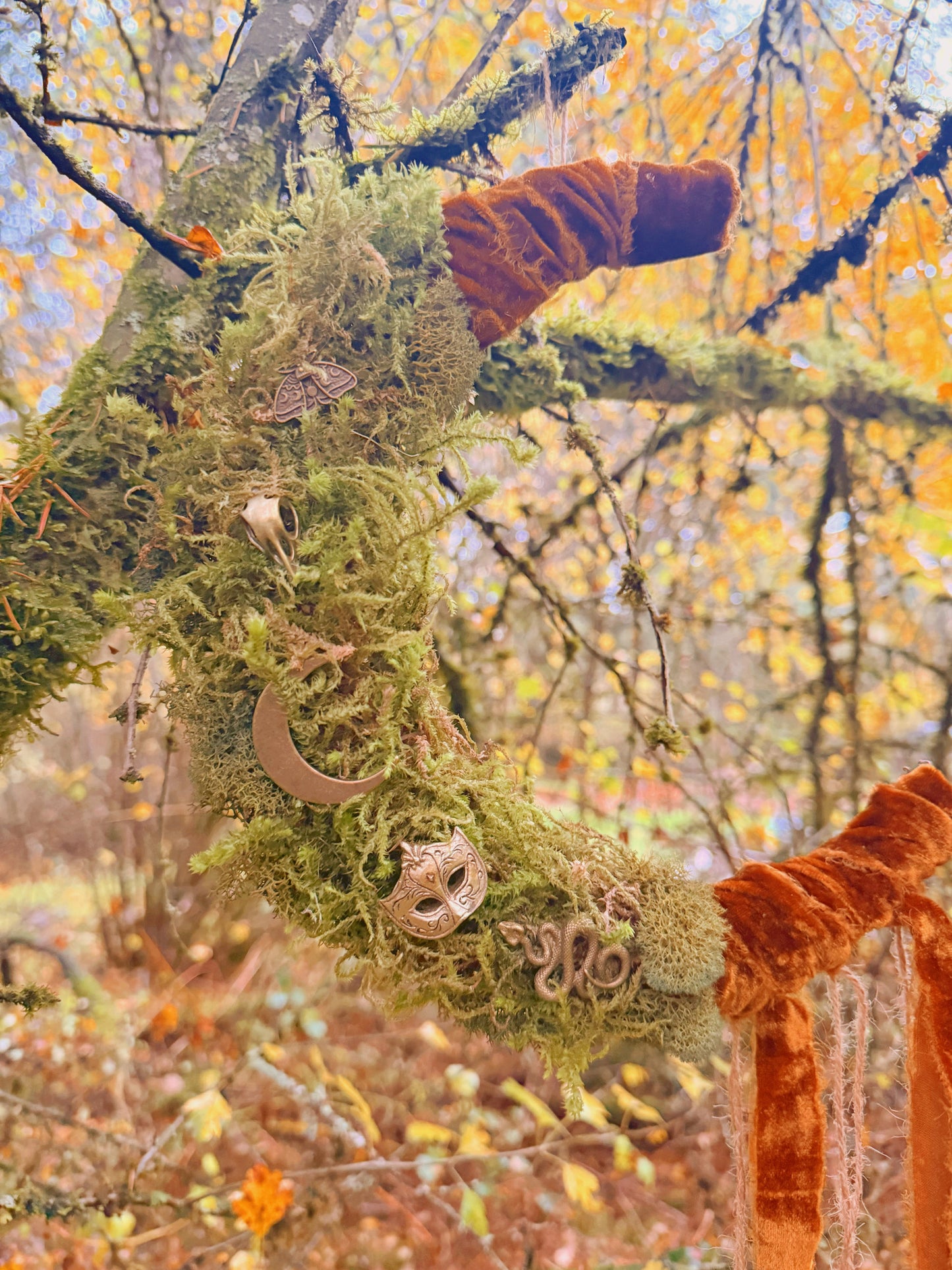 “Whisperwood” Witch Bells Wreath